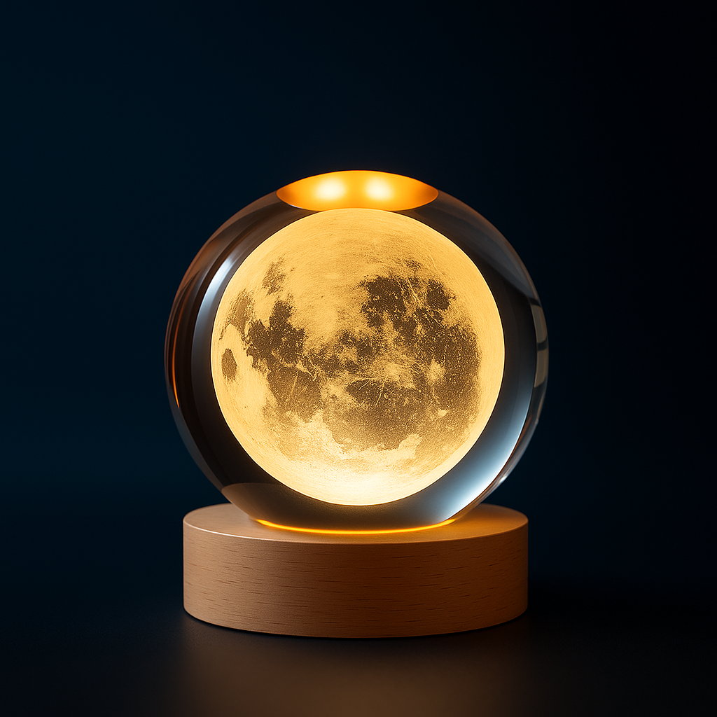 🌕 Veilleuse décorative 3D Lune